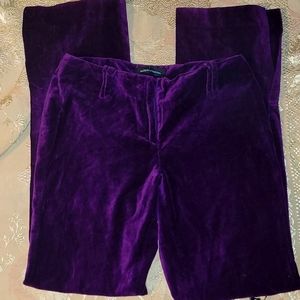 COPY - Women's Moda International  Velvetty Purple Pants size 4 27x29